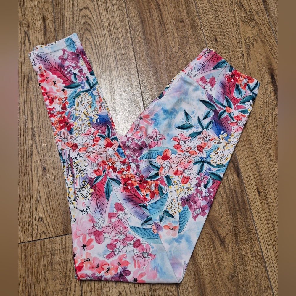 Dharma Bums (Australian!) Performance Leggings in rare floral print Medium